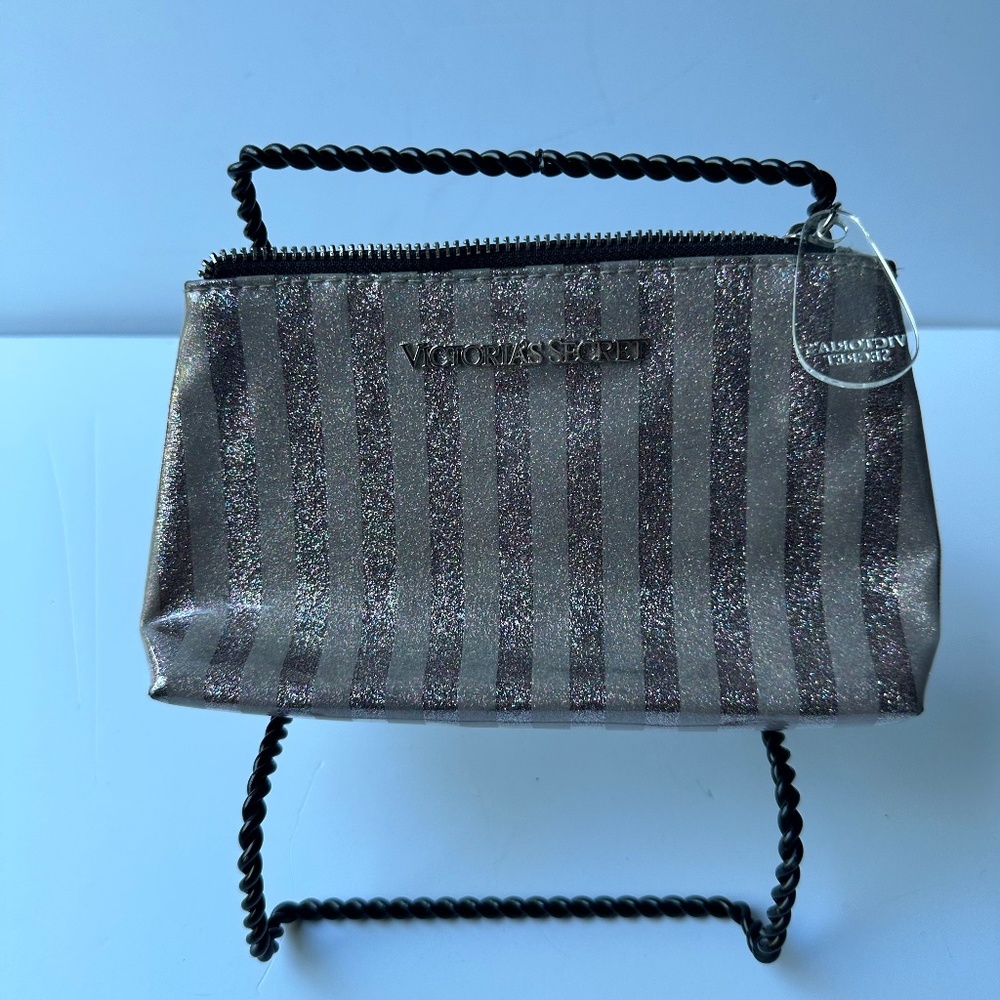 Beautiful Victoria's Secret Plastic Makeup Bag.